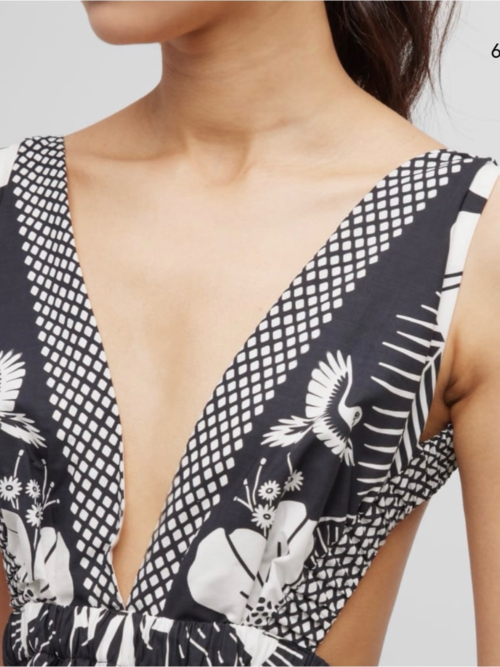 Farm Rio Macaw Elegance Black Maxi Dress - Picture 4 of 4